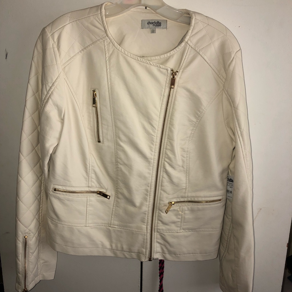Off-White Leather Jacket